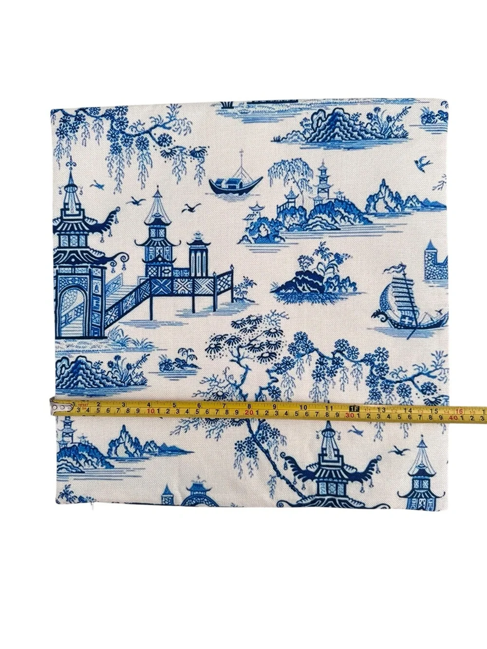 Blue White Chinoiserie Pillow Cover Decorative Throw Cushion Cover